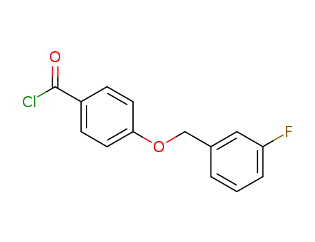 4-[(3-fluorobenzyl)oxy]benzoyl chloride