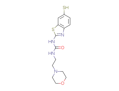 Molecular Structure of 1116743-47-5 (1-(2-morpholin-4-ylethyl)-3-(6-sulphanyl-1,3-benzothiazol-2-yl)urea)