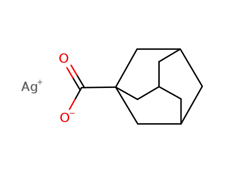 Tricyclo[3.3.1.13,7]decane-1-carboxylic acid silver(I) salt
