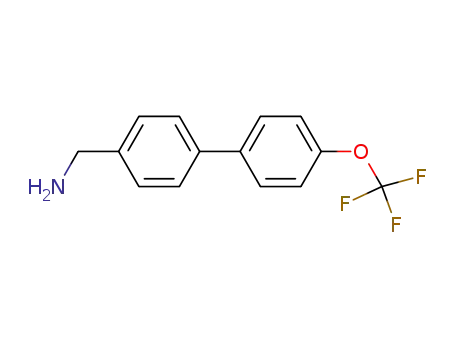 Molecular Structure of 472964-25-3 (4'-(TRIFLUOROMETHOXY)-BIPHENYL-4-METHANAMINE)