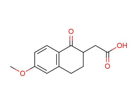 6-METHOXY-1-OXO-1,2,3,4-TETRAHYDRONAPHTHALEN-2-YL)ACETIC ACID