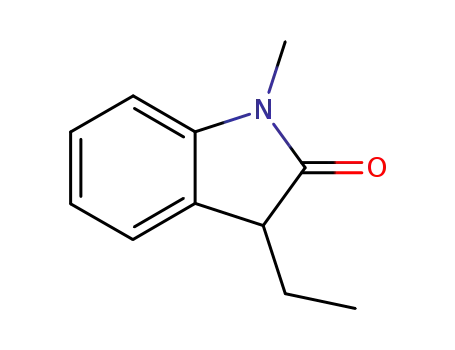 Molecular Structure of 2525-35-1 (1-Methyl-3-ethyloxindole)