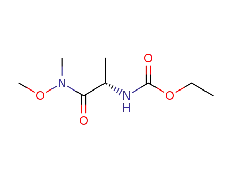 Molecular Structure of 89312-80-1 (Carbamic acid, [2-(methoxymethylamino)-1-methyl-2-oxoethyl]-, ethyl
ester, (S)-)