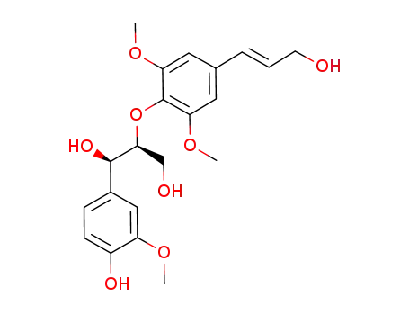 Molecular Structure of 877875-96-2 (erythro-Guaiacylglycerol β-sinapyl ether)