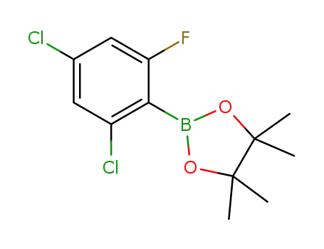 2-(2,4-dichloro-6-fluorophenyl)-4,4,5,5-tetramethyl-1,3,2-dioxaborolane