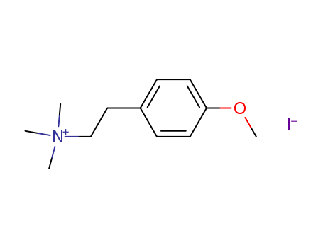 Benzeneethanaminium,4-methoxy-N,N,N-trimethyl-, iodide (1:1) cas  27946-67-4