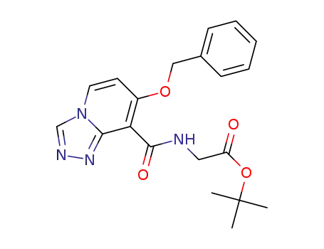 tert-butyl (7-(benzyloxy)-[1,2,4]triazolo[4,3-a]pyridine-8-carbonyl)glycinate