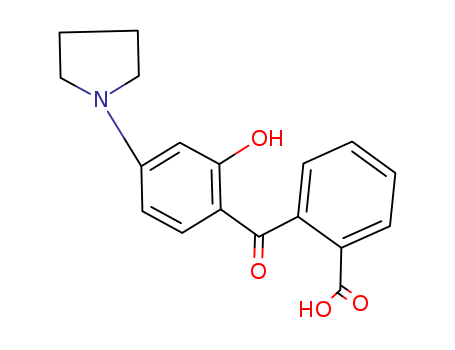 Benzoic acid,2-[2-hydroxy-4-(1-pyrrolidinyl)benzoyl]-