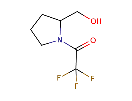 Molecular Structure of 245051-65-4 (2-Pyrrolidinemethanol, 1-(trifluoroacetyl)- (9CI))