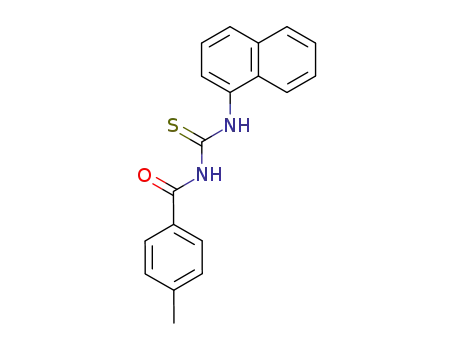 N-(4-methylbenzoyl)-N'-(1-naphthyl)thiourea
