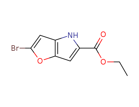 2-Bromo-4H-furo[3,2-b]pyrrole-5-carboxylic acid ethyl ester  CAS NO.80709-83-7