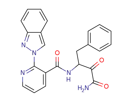 N-(4-amino-3,4-dioxo-1-phenylbutan-2-yl)-2-(2H-indazol-2-yl)nicotinamide