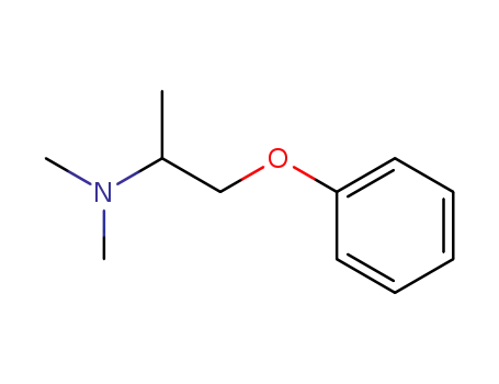 Molecular Structure of 100054-51-1 (N,N-dimethyl-1-phenoxypropan-2-amine)