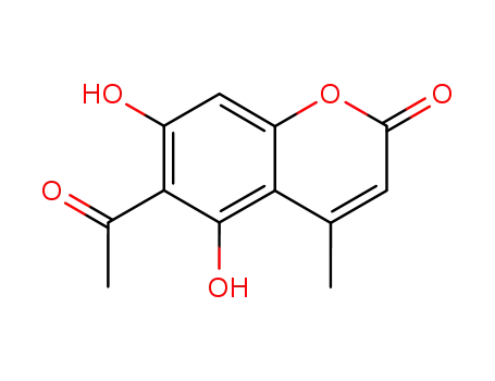 6-Acetyl-5,7-dihydroxy-4-methyl-2H-1-benzopyran-2-one