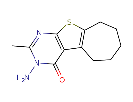 3-amino-2-methyl-3,5,6,7,8,9-hexahydro-4H-cyclohepta[4,5]thieno[2,3-d]pyrimidin-4-one