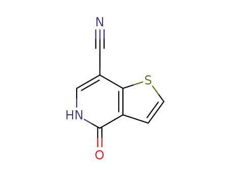Molecular Structure of 55040-34-1 (4-hydroxythieno[3,2-c]pyridine-7-carbonitrile)