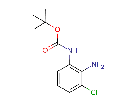 Molecular Structure of 954238-81-4 ((2-AMINO-3-CHLORO-PHENYL)-CARBAMIC ACID TERT-BUTYL ESTER)