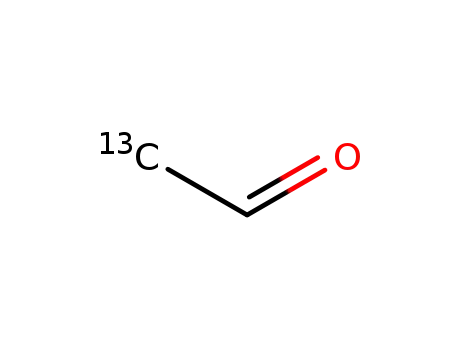 Molecular Structure of 2188-30-9 ([2-13C]acetaldehyde)
