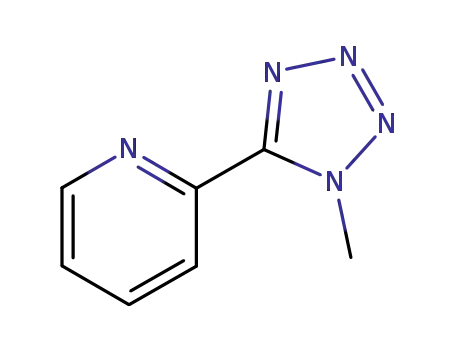 Molecular Structure of 171018-16-9 (2-(1-methyl-1H-tetrazol-5-yl)pyridine)