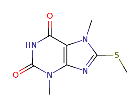 3,7-dimethyl-8-methylsulfanyl-purine-2,6-dione