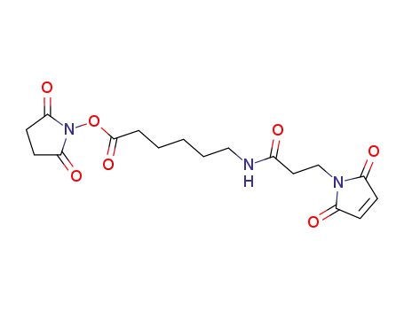 Molecular Structure of 367927-39-7 (N-SUCCINIMIDYL 6-(3-MALEIMIDOPROPIONAMIDO) HEXANOATE)