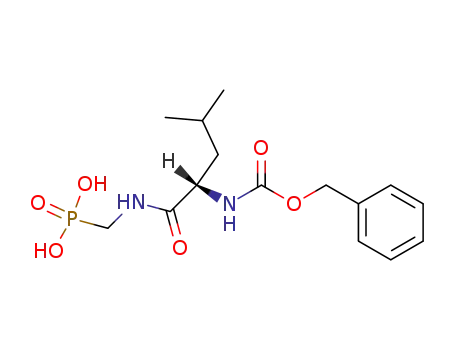 [(N-benzyloxycarbonyl-L-leucyl)amino]-methyl-phosphonic acid