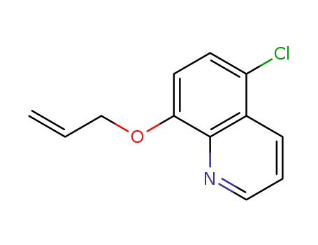 Molecular Structure of 98328-93-9 (Quinoline, 5-chloro-8-(2-propen-1-yloxy)-)