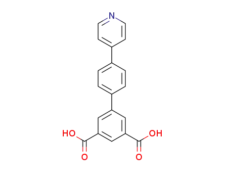 Molecular Structure of 2022152-71-0 (4'-(pyridin-4-yl)-[1,1'-biphenyl]-3,5-dicarboxylic acid)