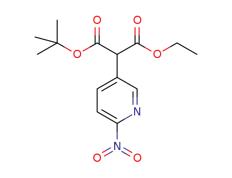 1-(tert-butyl) 3-ethyl 2-(6-nitropyridin-3-yl)malonate