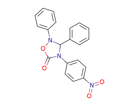 Molecular Structure of 62803-78-5 (4-(4-nitrophenyl)-2,3-diphenyl-1,2,4-oxadiazolidin-5-one)
