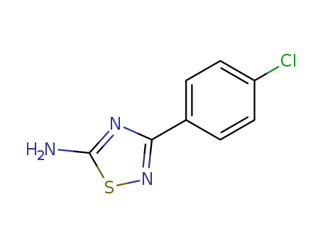 3-(4-CHLOROPHENYL)-1,2,4-THIADIAZOL-5-AMINE  CAS NO.19922-07-7