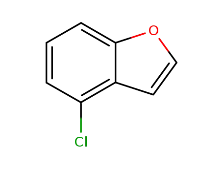 Molecular Structure of 257864-14-5 (Benzofuran,  4-chloro-)