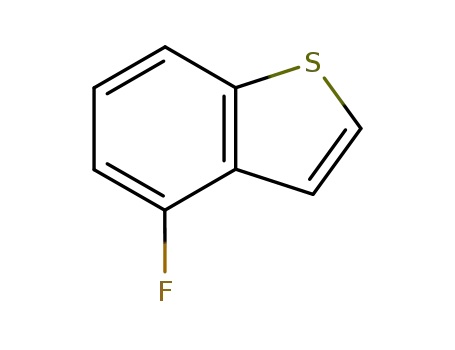 Molecular Structure of 310466-38-7 (Benzo[b]thiophene, 4-fluoro- (9CI))