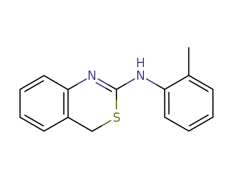 Molecular Structure of 108288-50-2 ((4H-BENZO[D][1,3]THIAZIN-2-YL)-O-TOLYL-AMINE)