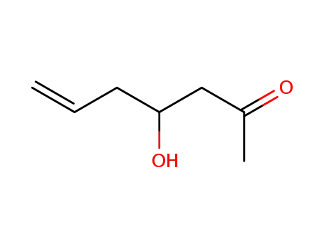 Molecular Structure of 439937-71-0 (6-Hepten-2-one, 4-hydroxy- (9CI))