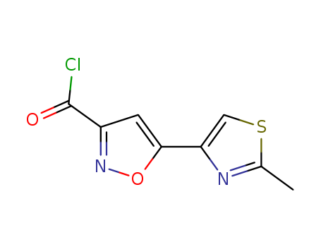 5-(2-methyl-1,3-thiazol-4-yl)-1,2-oxazole-3-carbonyl chloride