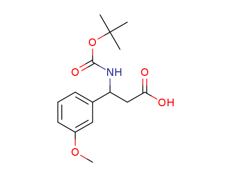 3-(boc-amino)-3-(3-methoxyphenyl)propionic acid  CAS NO.284493-53-4