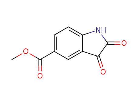 Molecular Structure of 101460-85-9 (5-CARBOXYISATIN METHYL ESTER)