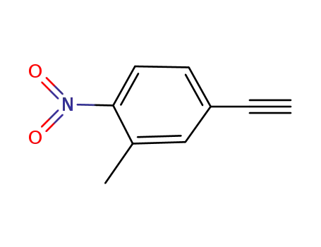 Molecular Structure of 187869-73-4 (Benzene,  4-ethynyl-2-methyl-1-nitro-)