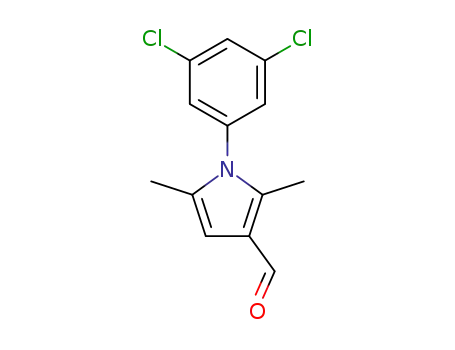 Molecular Structure of 347331-67-3 (1-(3,5-dichlorophenyl)-2,5-dimethyl-1H-pyrrole-3-carbaldehyde)
