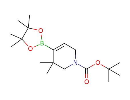 tert-butyl 3,3-dimethyl-4-(tetramethyl-1,3,2-dioxaborolan-2-yl)-1,2,3,6-tetrahydropyridine-1-carboxylate