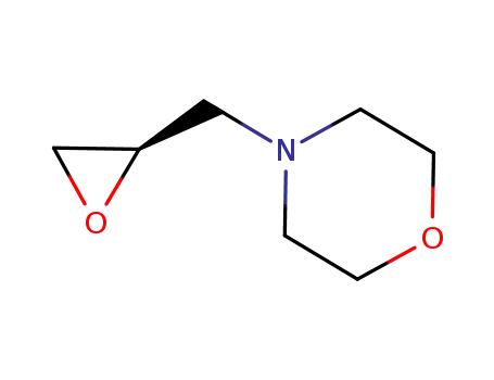 Molecular Structure of 452105-35-0 (Morpholine, 4-[(2R)-oxiranylmethyl]- (9CI))