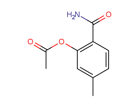 2-carbamoyl-5-methylphenyl acetate