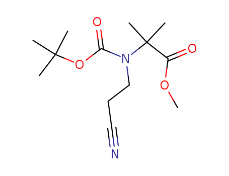 methyl 2-(tert-butoxycarbonyl)-2-
methylpropanoate