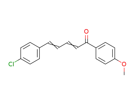 2,4-Pentadien-1-one, 5-(4-chlorophenyl)-1-(4-methoxyphenyl)-