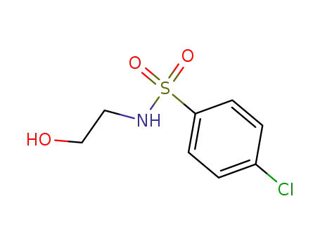 Molecular Structure of 6419-69-8 (4-CHLORO-N-(2-HYDROXYETHYL)BENZENESULFONAMIDE)