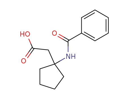 (1-benzoylamino-cyclopentyl)-acetic acid