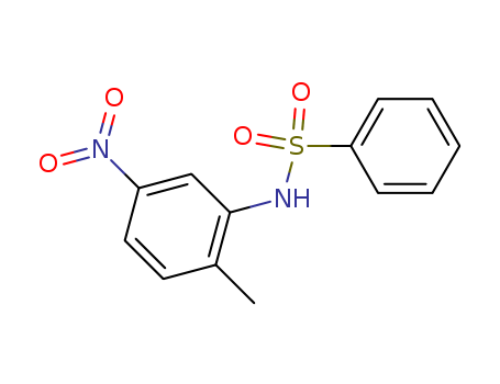 Benzenesulfonamide,N-(2-methyl-5-nitrophenyl)- cas  121-77-7