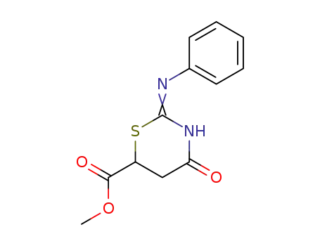 メチル 4-オキソ-2-(フェニルイミノ)-1,3-チアジナン-6-カルボキシラート