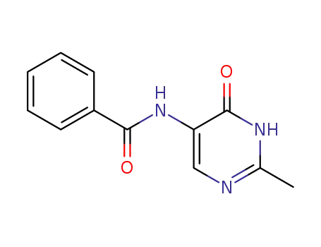 Molecular Structure of 874495-72-4 (<i>N</i>-(2-methyl-6-oxo-1,6-dihydro-pyrimidin-5-yl)-benzamide)